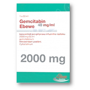 GEMCITABIN - EBEWE 2GM ( GEMCITABINE 40MG/ML ) VIAL 50ML 